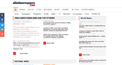 Desktop Screenshot of allindianewspapers.com